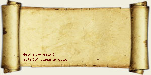 Andreja Velebit vizit kartica